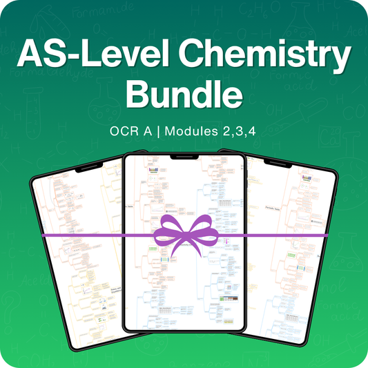 AS-Level Chemistry 3-Mindmaps Bundle